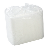 AmerCareRoyal TGCS38B 38 Ounce Black Clear Top Rectangular Polypropylene To Go Combo Container, 150/Case