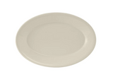Tuxton TRE-033 Reno 7" x 4.625" Eggshell White Oval Platter