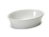 Tuxton BWK-060 7 oz Oval Baker White
