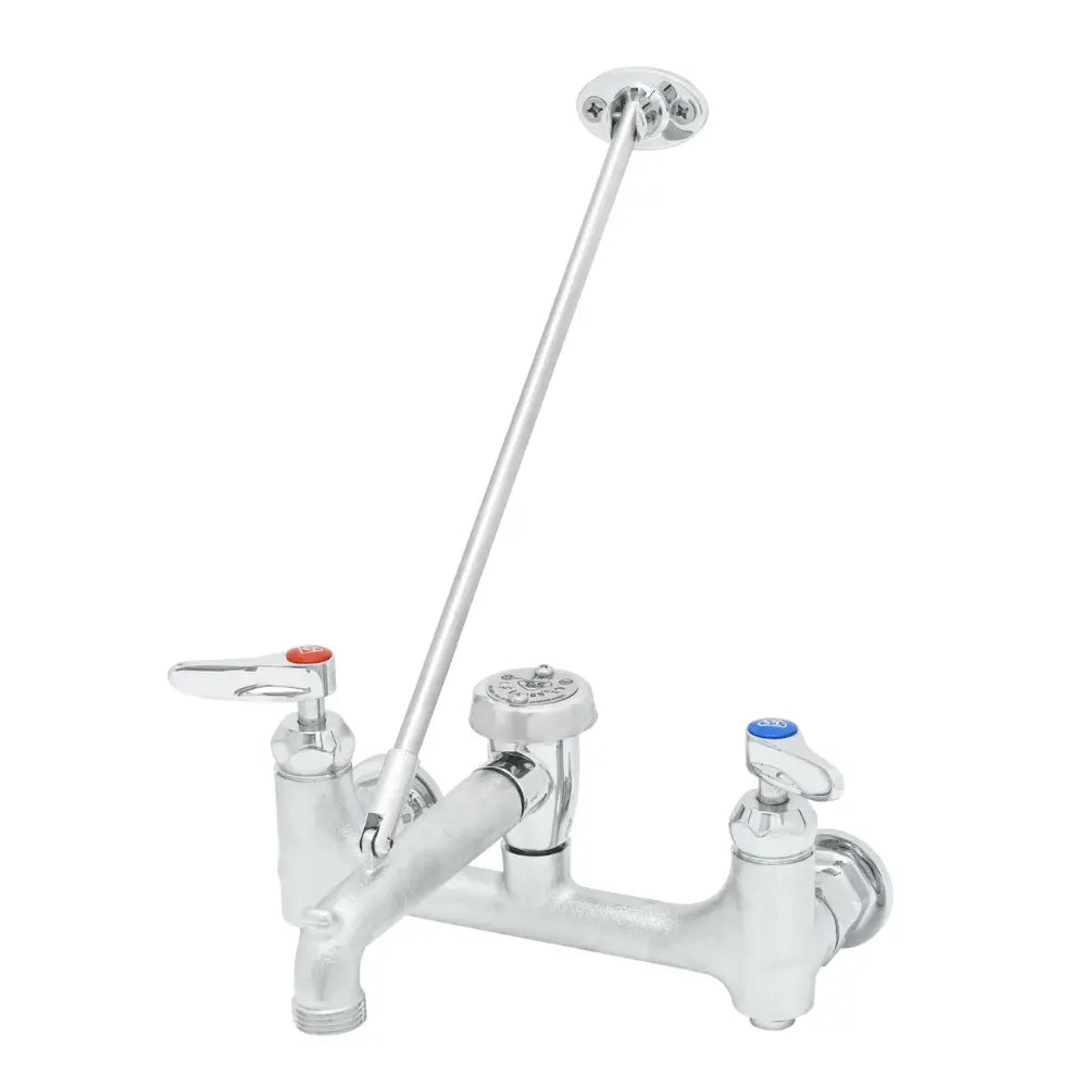 T&S Brass B-0665-CR-BSTR Mop Sink Faucet Ceramic Cartridges Lever Handles