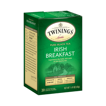 Twinings Irish Breakfast Tea Wrapped, 20-Count Box Twinings