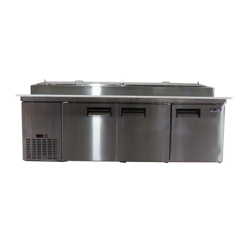 Adcraft USPZ-3D U-Star 3 Door Pizza Prep Table