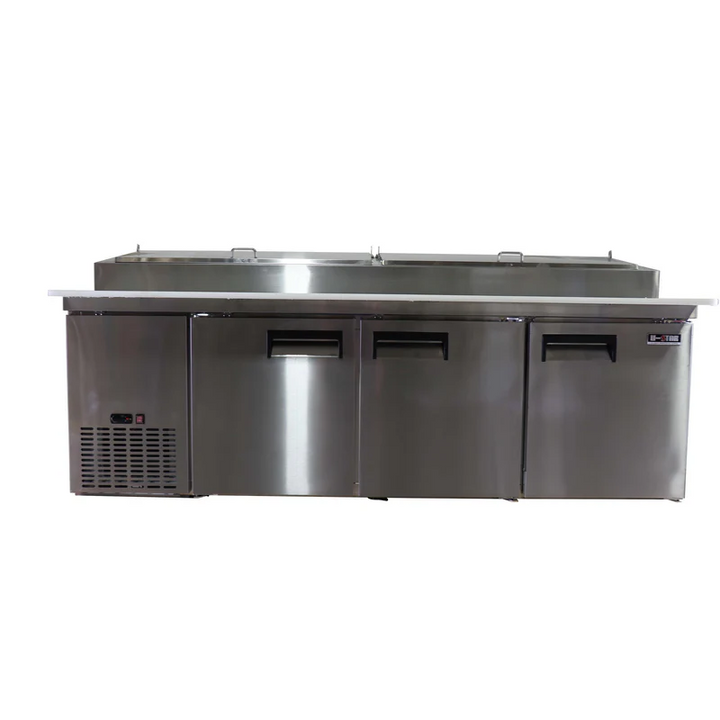 Adcraft USPZ-3D U-Star 3 Door Pizza Prep Table