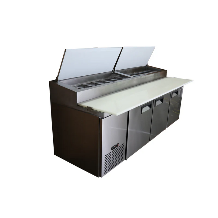 Adcraft USPZ-3D U-Star 3 Door Pizza Prep Table
