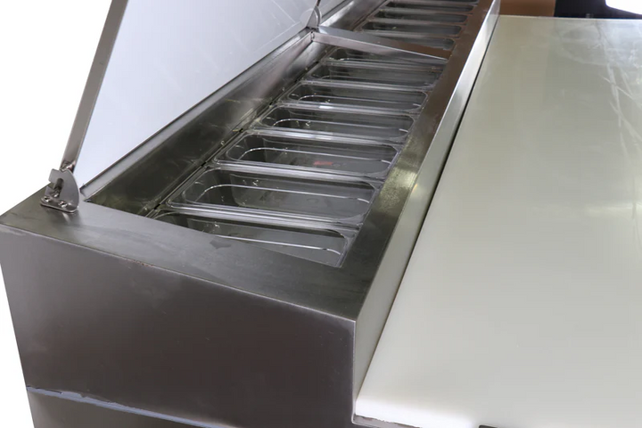 Adcraft USPZ-3D U-Star 3 Door Pizza Prep Table
