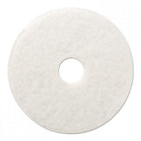18" White Floor Pads (Polishing)