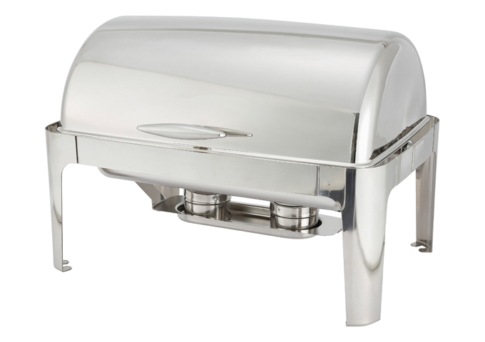 Winco 601 8 Quart Full Size Roll Top Chafer