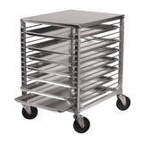 Winco ALRK-15 15-Tier Mobile Aluminum Sheet Pan Rack