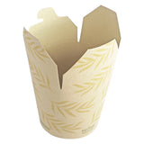 World Centric TO-NT-26T 26 oz NoTree Tall Take Out Container