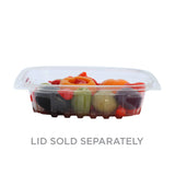 World Centric RD-CS-8 8 oz PLA Rectangular Deli Container - Bottom Only