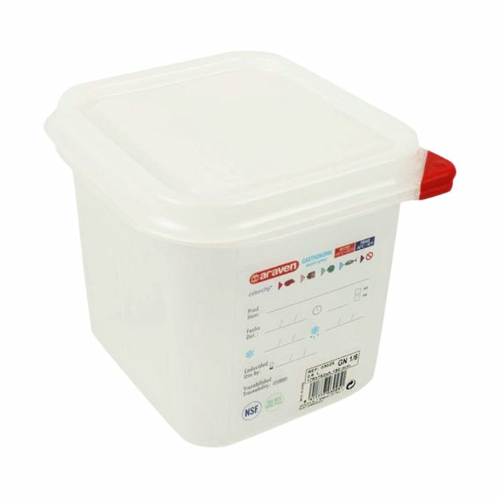 Araven 03025 2.7 Quart Square Translucent Airtight Container