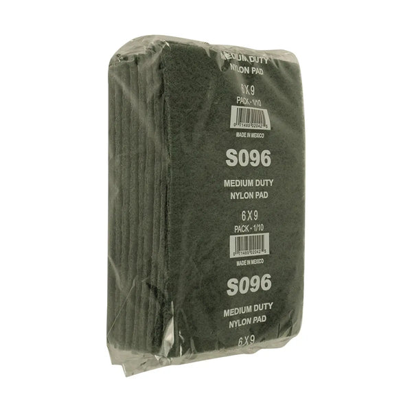 ACS SO96 6X9 Green Scouring Pad Medium Duty ACS