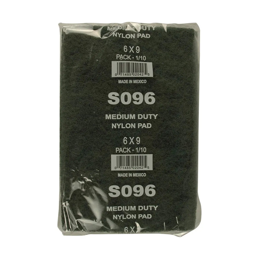 ACS SO96 6X9 Green Scouring Pad Medium Duty