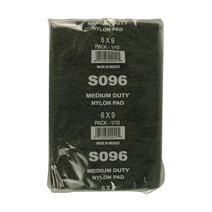 ACS SO96 6X9 Green Scouring Pad Medium Duty