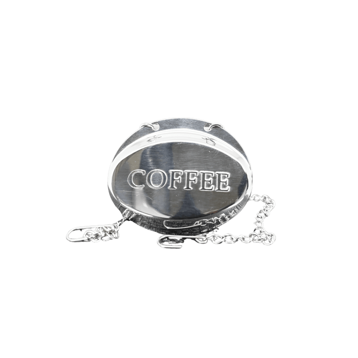 Adcraft APL - COFFEE "Coffee" Stainless Steel Hanging Airpot LabelShopAtDean