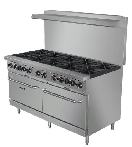 Adcraft BDGR-60/NG 60" Gas Range with 10 Burners Adcraft