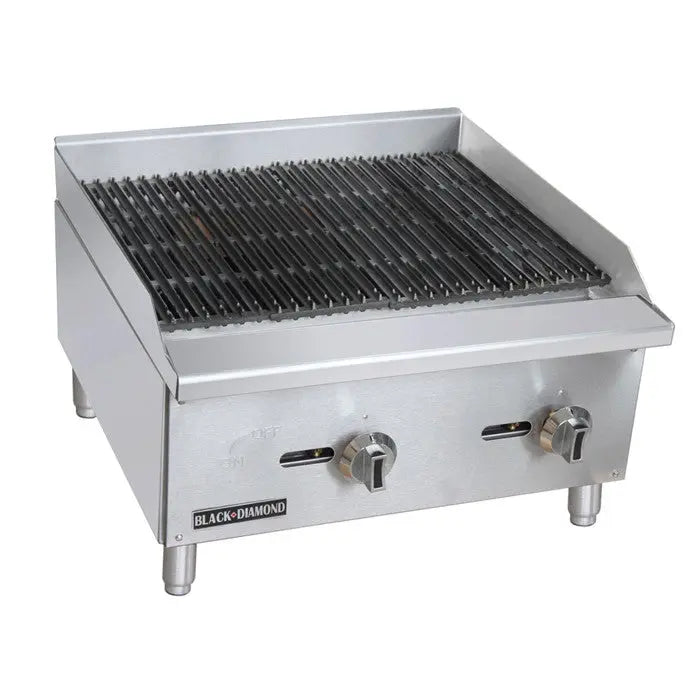 Adcraft ECTC-24 2 Burner 24" Gas Charbroiler Adcraft