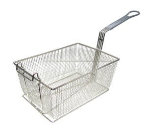 Adcraft FBR-13912 9.5" Wide Fry Basket - Gray Handle