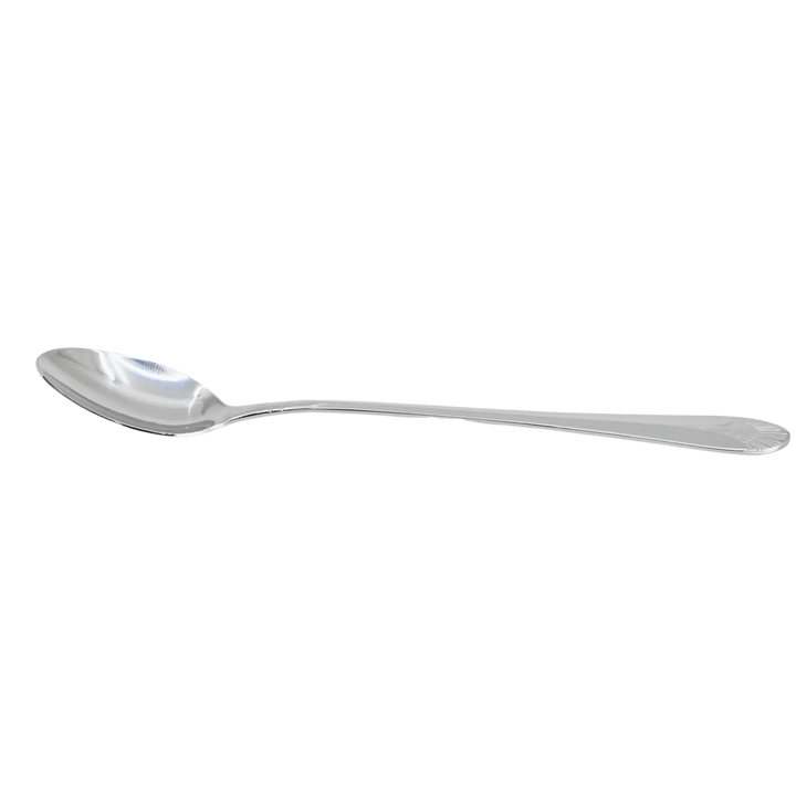 Adcraft PO - ITS 18/0 Stainless Steel Poppy Iced TeaspoonShopAtDean