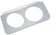 Adcraft SAP-88 Stainless Steel Adapter Plate With Two 8.5" Holes for Full Size Steam Table Pans