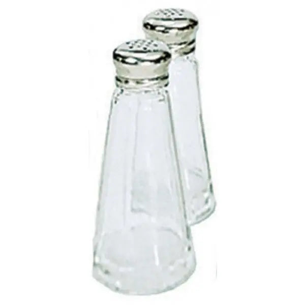 Adcraft SMT-3 3 Oz 4" Salt & Pepper Paneled Glass Mushroom Top Adcraft