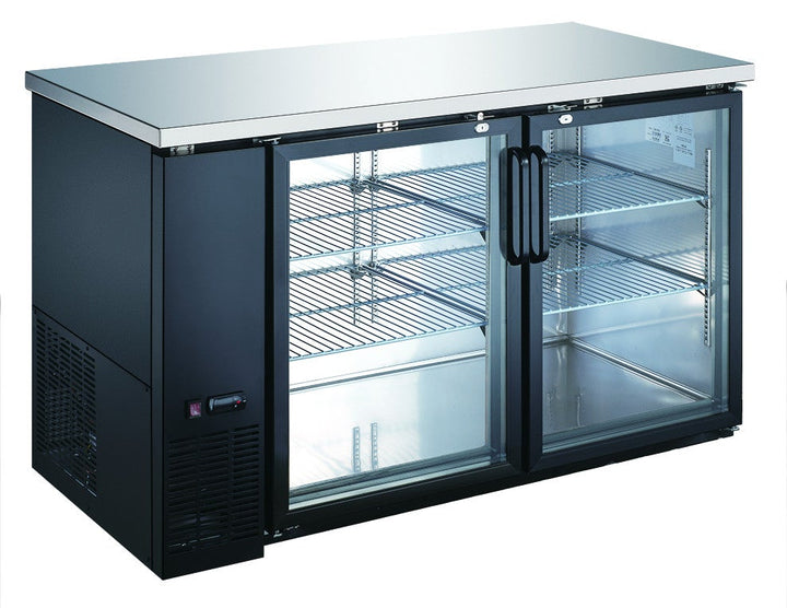 Adcraft USBB-5928G U-Star 59" Wide Glass Door Back Bar Cooler Adcraft