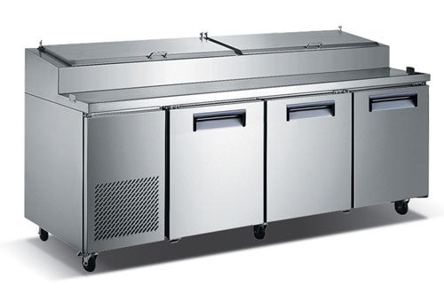 Adcraft USPZ-3D U-Star 3 Door Pizza Prep Table