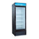 Adcraft USRFS-1D/B U-Star 1 Door 24 Cubic Ft Glass Merchandising Refrigerator - Black