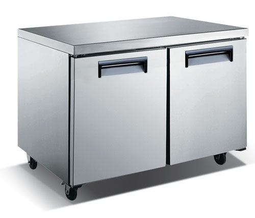 thumbnail image 2 of Adcraft 48" Stainless Steel Undercounter Refrigerator - Double Door Commercial Fridge 2 of 14