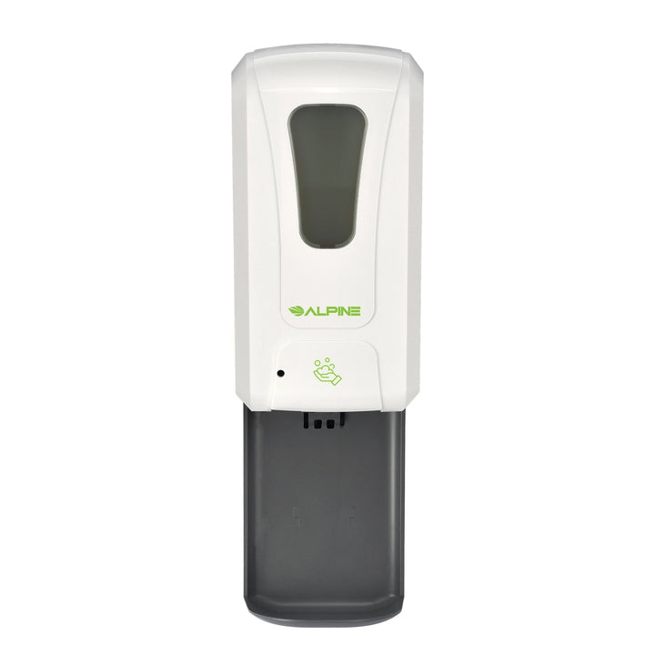 Alpine 430-F Automatic Hands-Free Foam Hand Sanitizer/Soap Dispenser, 1200 ML, White Alpine