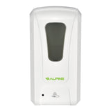 Alpine Industries 430-L Touch-Free Liquid Soap Dispenser White 1200mL
