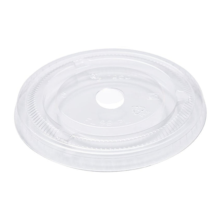 AmerCare Royal CFL - 9 CPLA Compostable Flat Lid for 9 oz ContainersShopAtDean