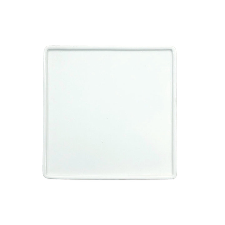 American Metalcraft C201S Small Square Tableware Set with Frame, Base Tray, Plate and One Cold Cell 8" x 2" American Metalcraft