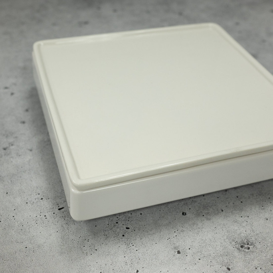American Metalcraft C201S Small Square Tableware Set with Frame, Base Tray, Plate and One Cold Cell 8" x 2" American Metalcraft