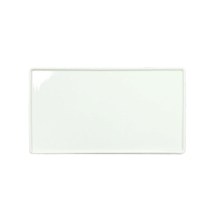 American Metalcraft C361T Rectangular Tableware Set with Frame, Base Tray, Plate and Two Cold Cells 15" x 8-1/2" x 2" American Metalcraft