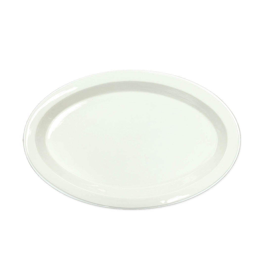 American Metalcraft C605V Oval Base Tray and Deep Plate 25" x 16" x 5" American Metalcraft