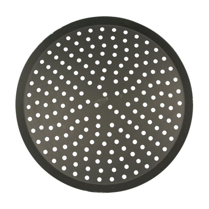 American Metalcraft CAR15HC-P 15" Hard Coated Aluminum Perforated Tapered Pizza Pan 11/16" Deep American Metalcraft