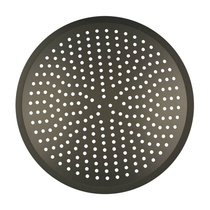 American Metalcraft CAR19HC-P 19" Hard Coated Aluminum Super Perforated Tapered Pizza Pan 11/16" Deep American Metalcraft