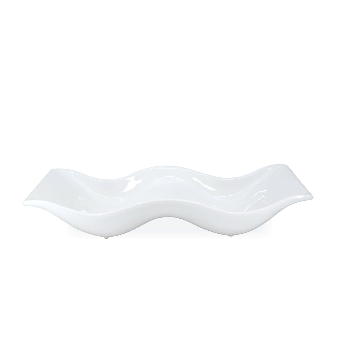 American Metalcraft CBB505 13" Wavy 2 Divider Dish