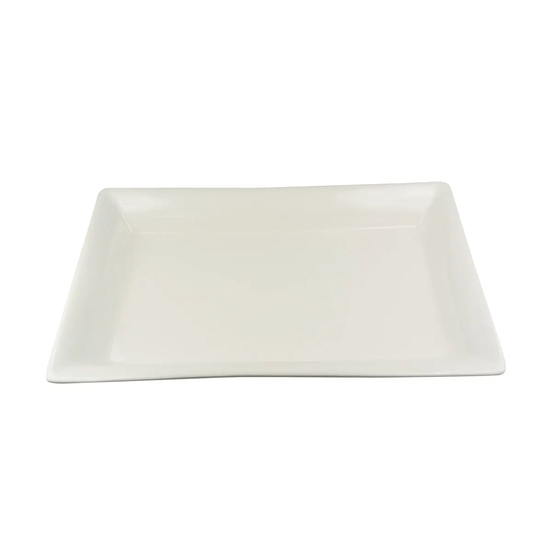 American Metalcraft CER21 White Rectangle Platter For IS12 & IS13