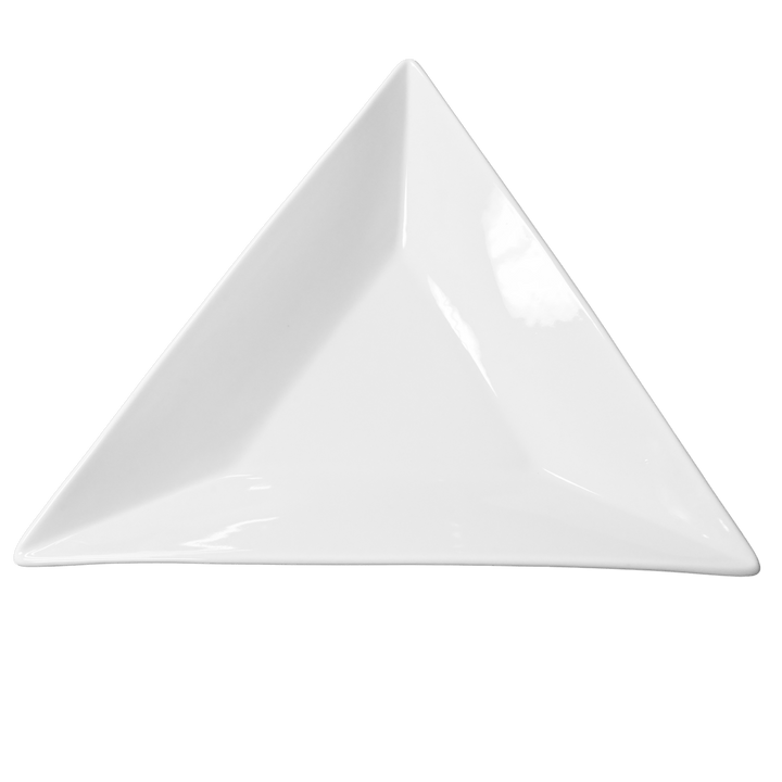 American Metalcraft CTRP3 15" Ceramic Tri Sided PlateShopAtDean