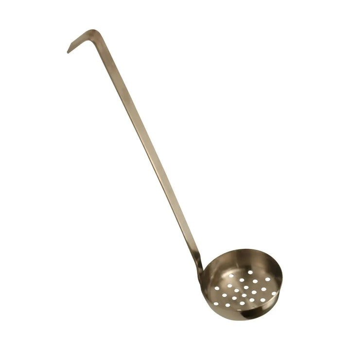 American Metalcraft FLP-1005 5 Oz Flat Bottom Perforated Ladle American Metalcraft