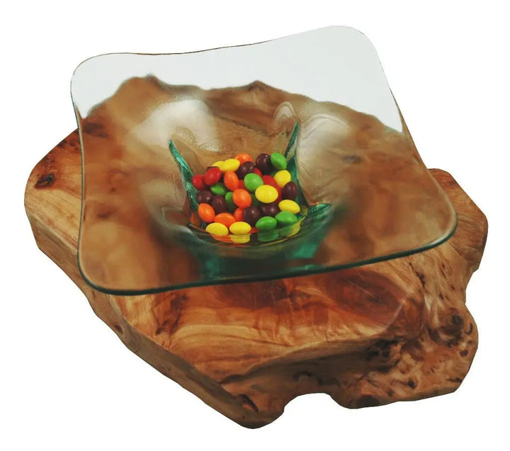 American Metalcraft GT773 Glacier 7" Square Glass Bowl American Metalcraft