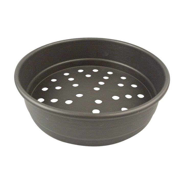 American Metalcraft HC5007-P 7" Hard Coated Perforated Aluminum Pizza Pan 2" Deep American Metalcraft