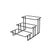 American Metalcraft IS18 20" Three Tier Wrought Iron Stand