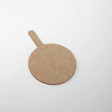 American Metalcraft MBM115 11.5" Round Maple Pressed Wood Serving Peel