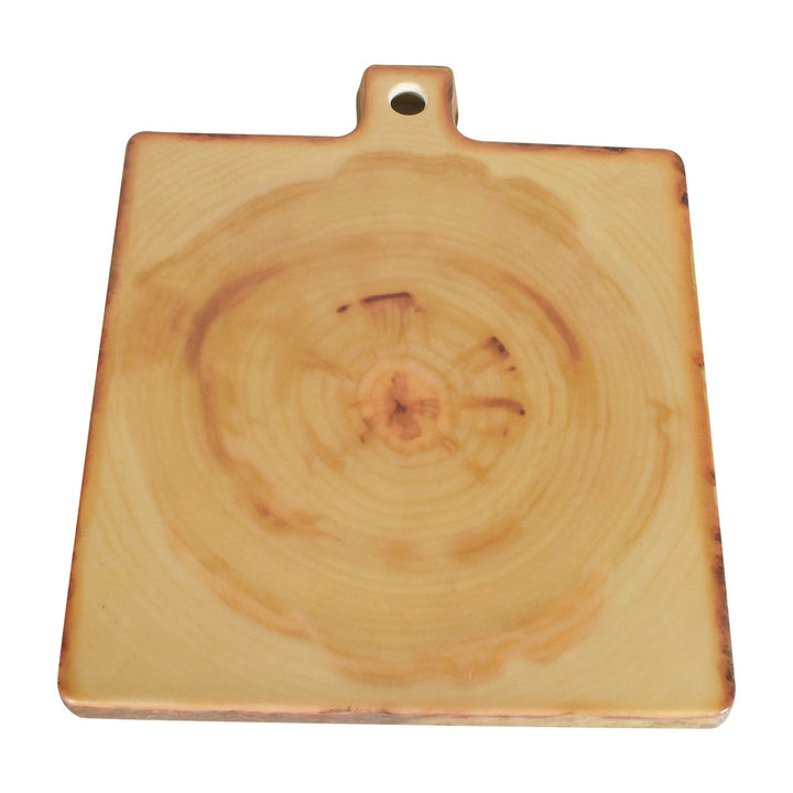 American Metalcraft MSR9 Square Melamine Rustic Wood-Look Serving Platter 7.75" American Metalcraft