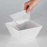 American Metalcraft PBSL53 23 oz PET Bowl/Tray Liner 5" x 2.875"