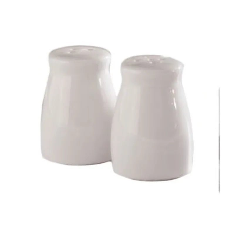 American Metalcraft PISP2 Bellied Salt & Pepper Shaker Set