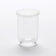 American Metalcraft PMC3 3 Oz Plastic Mini Cup with Lid